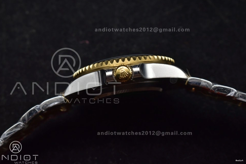 V3 Edition YG SS Tone Bracelet on Sea-Dweller Black GMF Best Two A2824 SS YG Dial 126603 1120